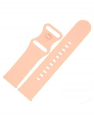 Julman SL.14.22 watch strap Silicone Pink 22 mm