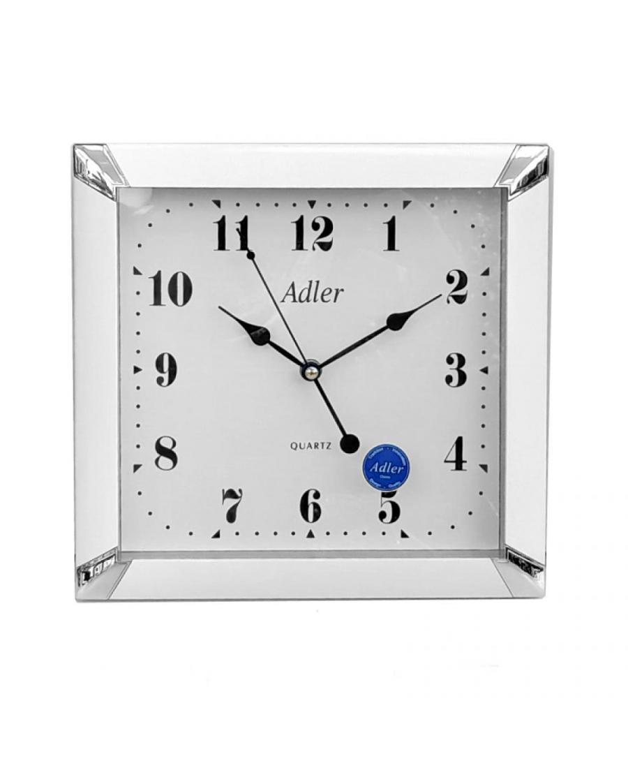 ADLER 30089 WHITE Настенные кварцевые часы Пластик Белый