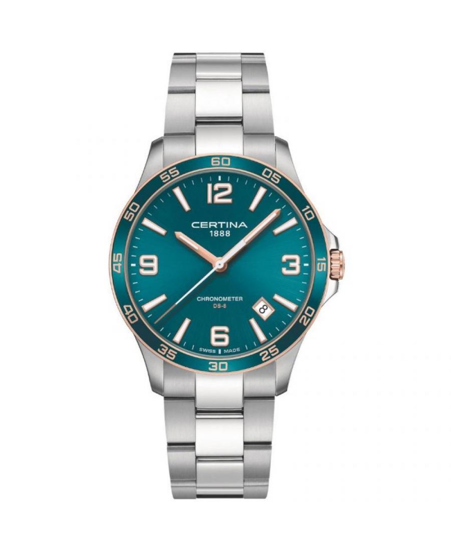 Men Swiss Classic Quartz Watch Certina C033.851.21.097.00 Green Dial
