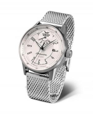 Mężczyźni Moda klasyczny automatyczny analogowe Zegarek VOSTOK EUROPE YN85-560A684BR Piasek Dial 43mm