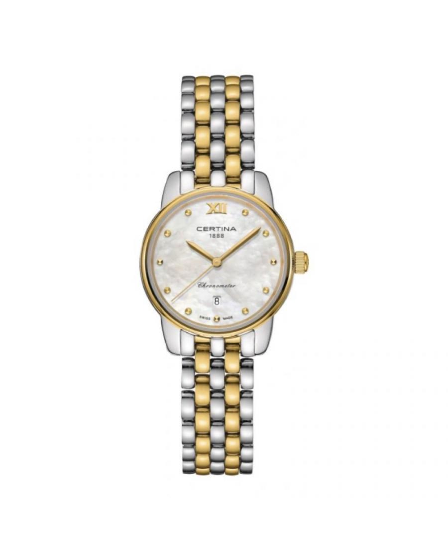 Women Swiss Classic Quartz Watch Certina C033.051.22.118.01 Mother of Pearl Dial