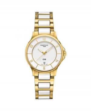 Women Swiss Fashion Classic Quartz Watch Certina C039.251.33.017.00 White Dial