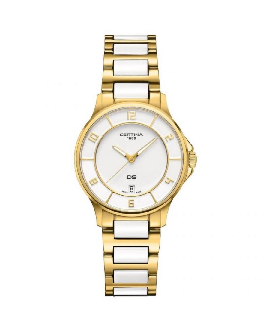 Women Swiss Fashion Classic Quartz Watch Certina C039.251.33.017.00 White Dial