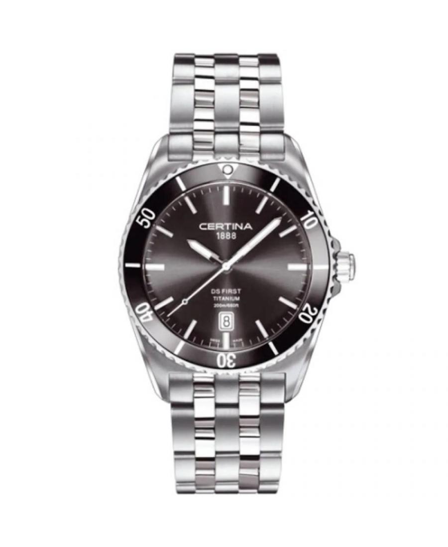 Men Swiss Classic Quartz Watch Certina C014.410.44.081.00 Grey Dial