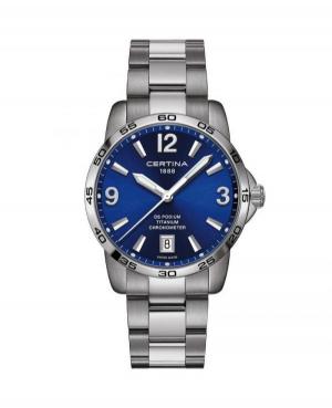 Men Classic Swiss Quartz Analog Watch CERTINA C034.451.44.047.00 Blue Dial 40mm