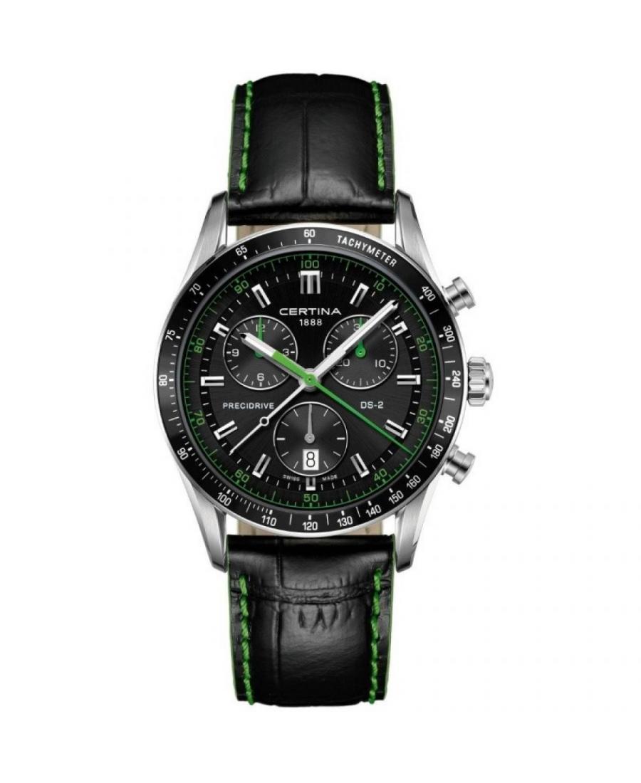 Men Swiss Classic Sports Quartz Watch Certina C024.447.16.051.02 Black Dial