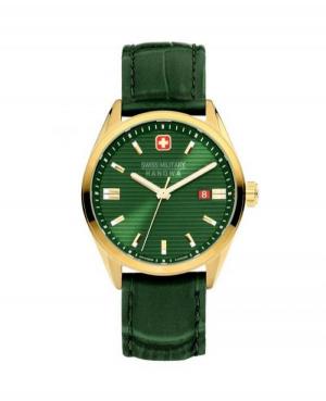Men Swiss Classic Quartz Watch Swiss Military Hanowa SMWGB2200111 Green Dial