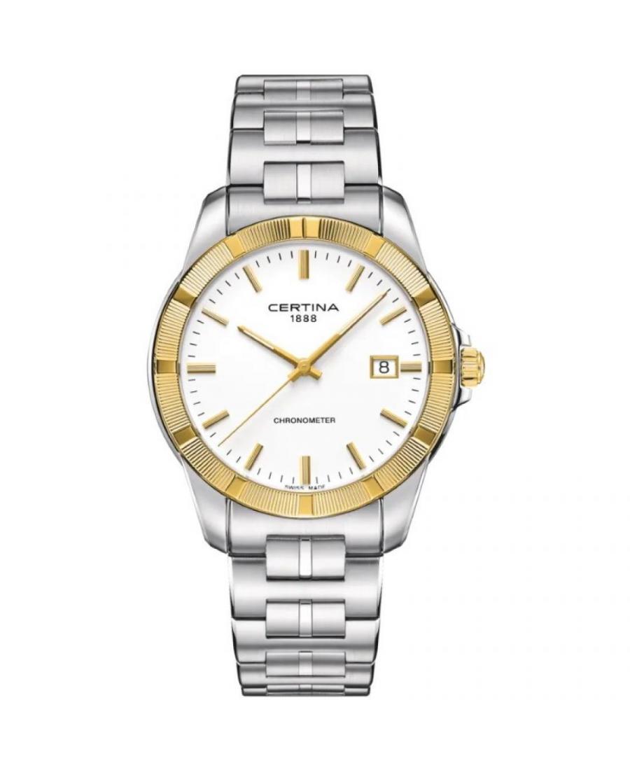 Men Swiss Classic Quartz Watch Certina C902.451.41.011.00 White Dial
