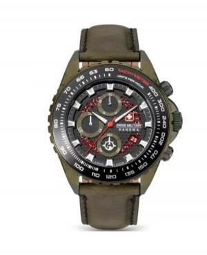 Men Classic Sports Swiss Quartz Analog Watch Chronograph SWISS MILITARY HANOWA SMWGC2102290 Brown Dial 44mm