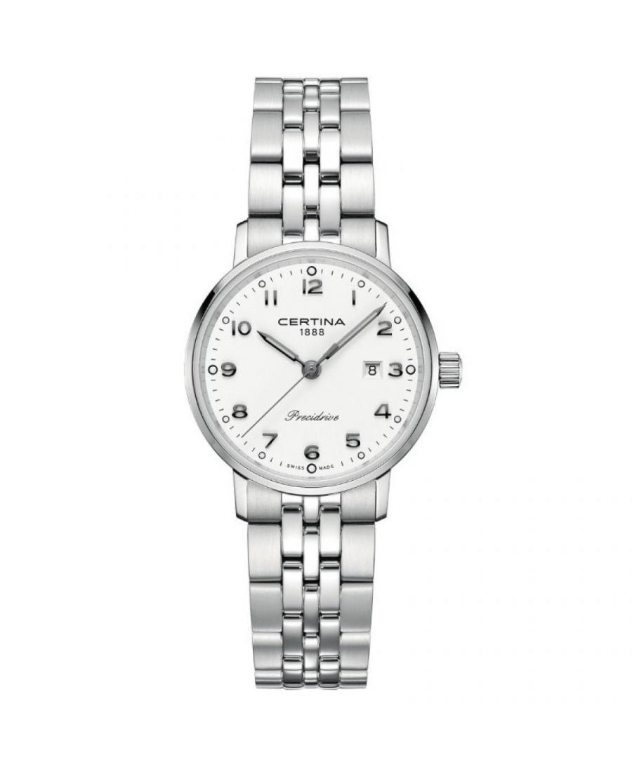 Women Swiss Classic Quartz Watch Certina C035.210.11.012.00 Silver Dial