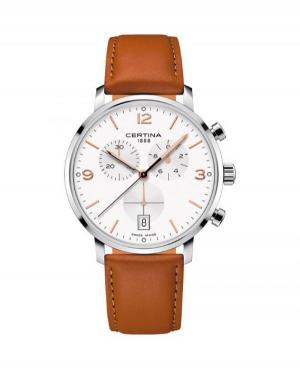 Mężczyźni Szwajcar klasyczny kwarcowy Zegarek Certina C035.417.16.037.01 Biały Wybierz
