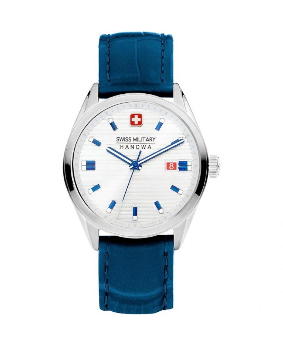 Men Swiss Classic Quartz Watch Swiss Military Hanowa SMWGB2200103 Silver Dial