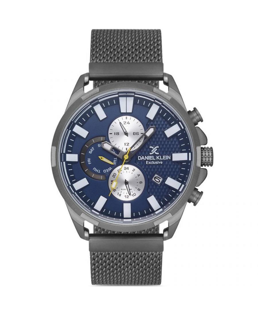 Mężczyźni klasyczny sportowy kwarcowy analogowe Zegarek DANIEL KLEIN DK.1.12822-4 Niebieska Dial 44mm