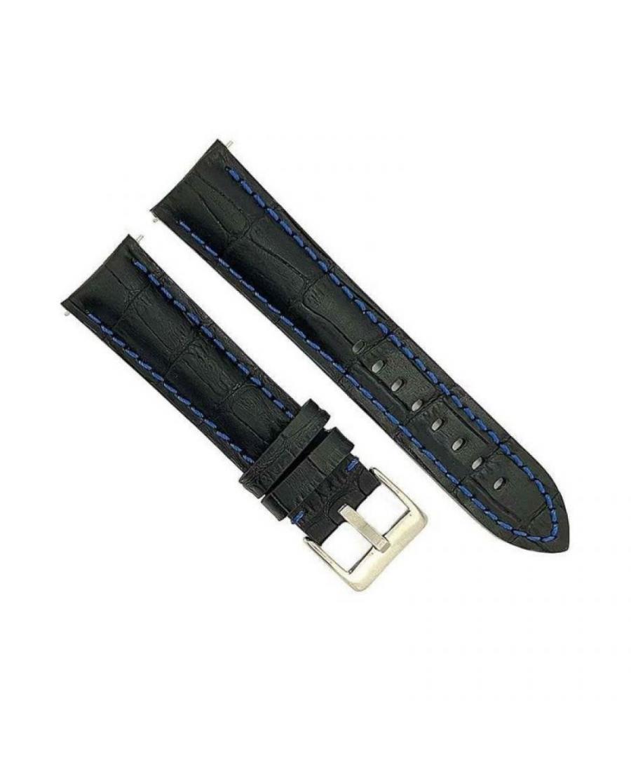 Watch Strap Diloy 395.52.20 Blue 20 mm