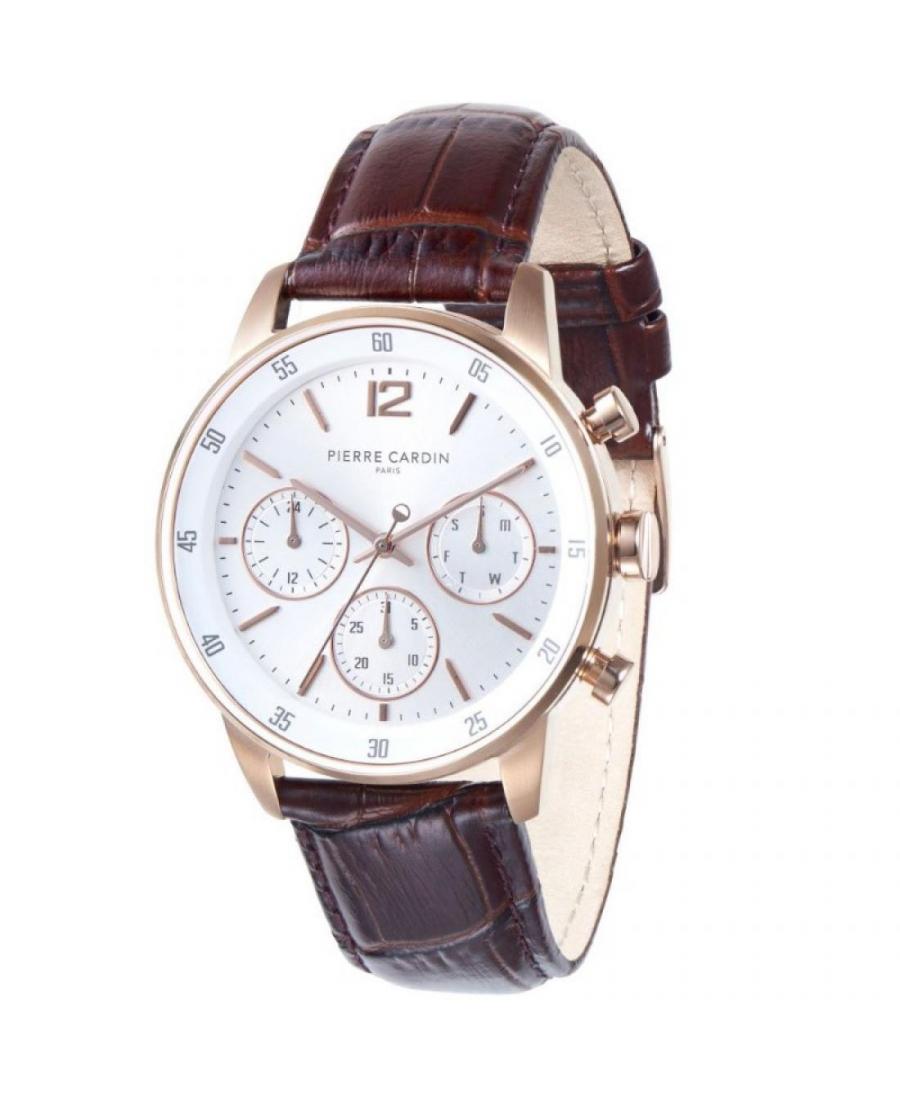 Men Classic Quartz Watch Pierre Cardin CMR.1005 Silver Dial