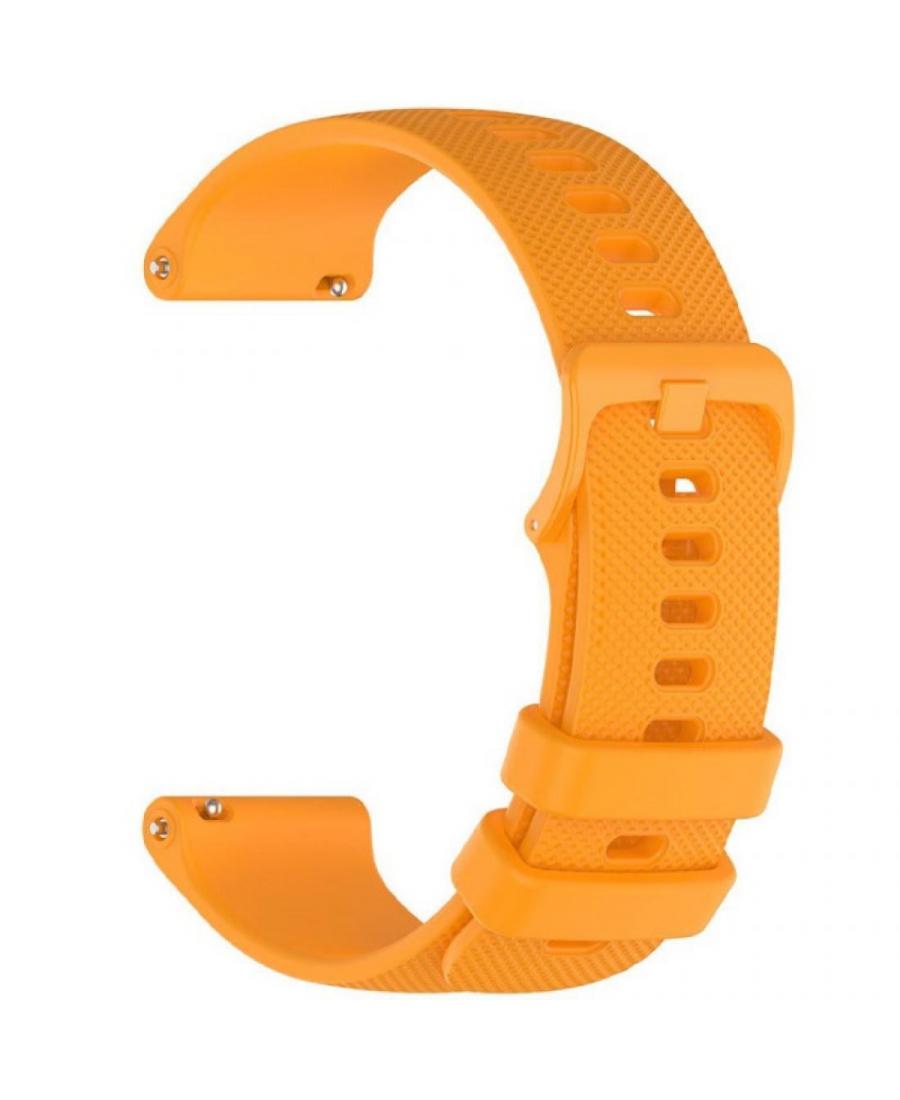 Watch Strap Diloy SBR42.12.20 Silicone Orange 20 mm