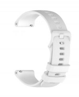 Watch Strap Diloy SBR42.22.22 Silicone White 22 mm