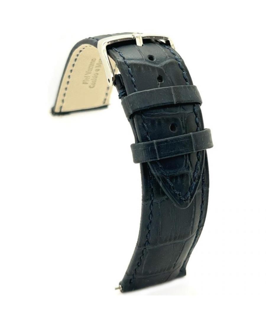 Watch Strap Diloy 424.05.20 Blue 20 mm