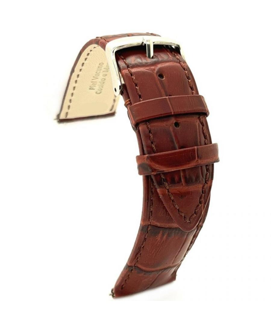 Watch Strap Diloy 424.08.22 Brown 22 mm