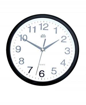 Julman wall clock T3064B Plastic czarny Plastik Tworzywo Sztuczne Czarny
