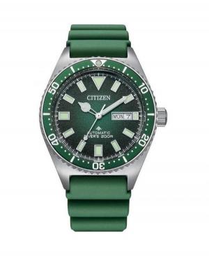 Мужские Diver Японские Automatic Аналоговый Часы CITIZEN NY0121-09XE Зелёный Dial 41mm