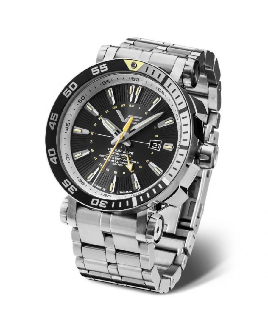 Mężczyźni sportowy Diver Luxury automatyczny analogowe Zegarek VOSTOK EUROPE NH34A-575A718BR Czarny Dial 48mm