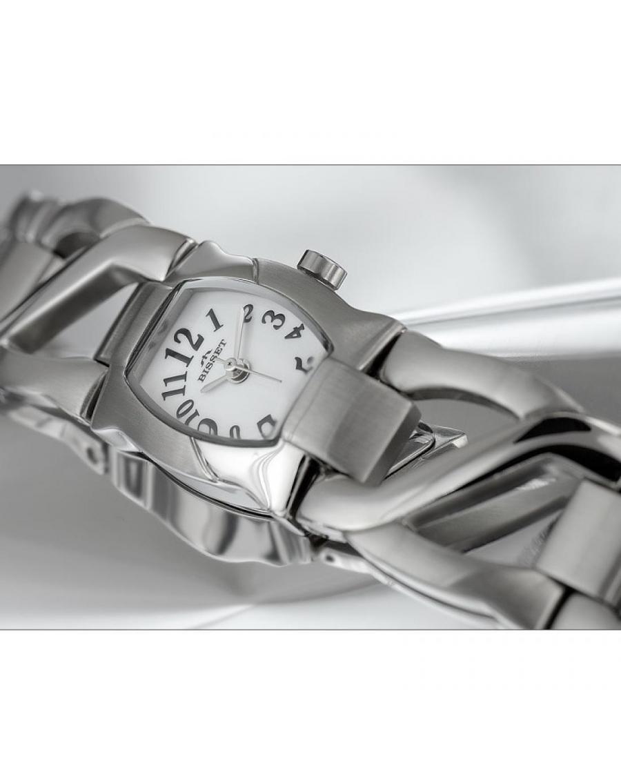 Kobiety Szwajcar klasyczny kwarcowy Zegarek Bisset BSBD08SAWX Biały Wybierz