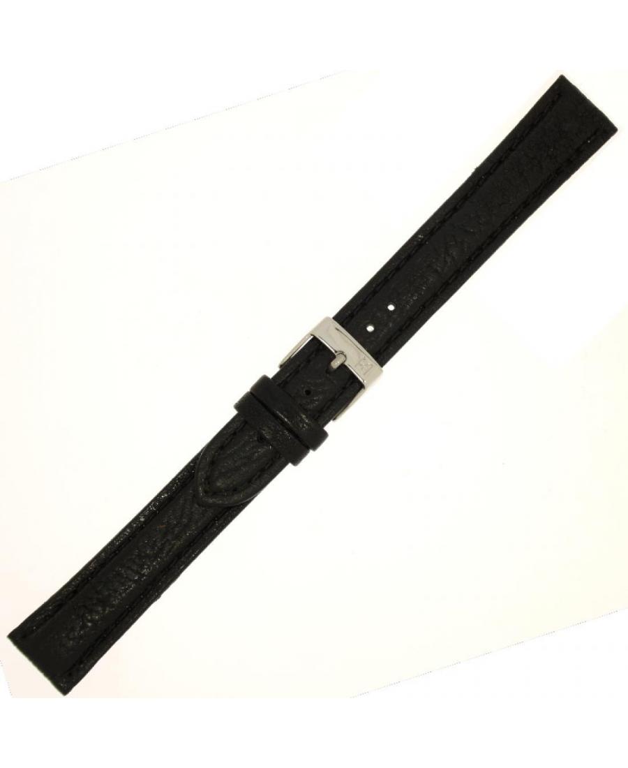 Ремешок для часов Piero Magli XL NEGRO 085501.18.W Кожа Чёрный 18 мм