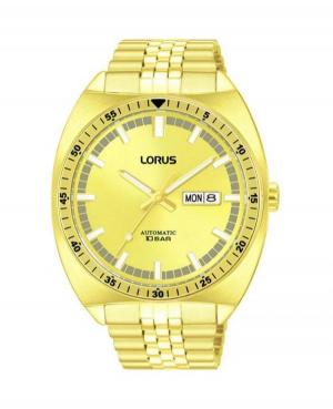 Men Japan Classic Automatic Watch Lorus RL450BX-9 Yellow Dial