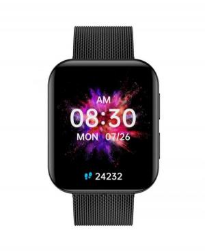 Men Fashion Sports Functional Smart watch Quartz Watch Garett GRC MAXX Black steel Black Dial