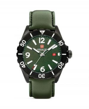 Men Classic Sports Quartz Watch Swiss Military Hanowa SMWGB0000251 Green Dial