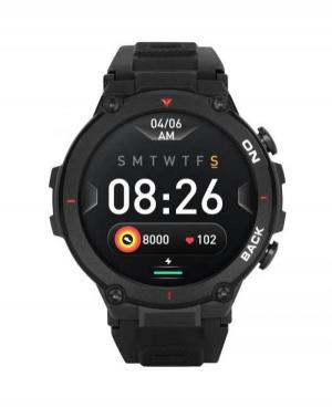 Mężczyźni Moda sportowy Funkcjonalny Smart Zegarek kwarcowy cyfrowe Zegarek GARETT GRS black Czarny Dial 51mm