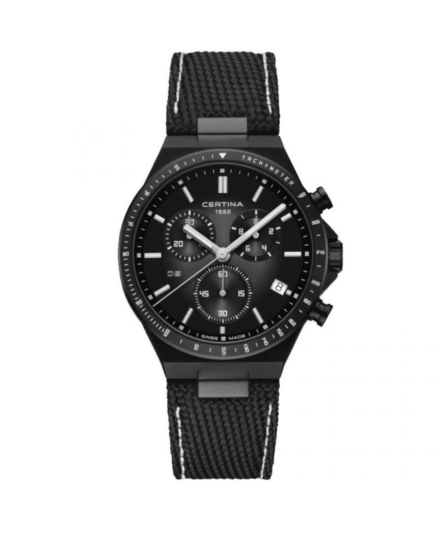 Men Swiss Classic Sports Quartz Watch Certina C043.417.38.081.00 Black Dial