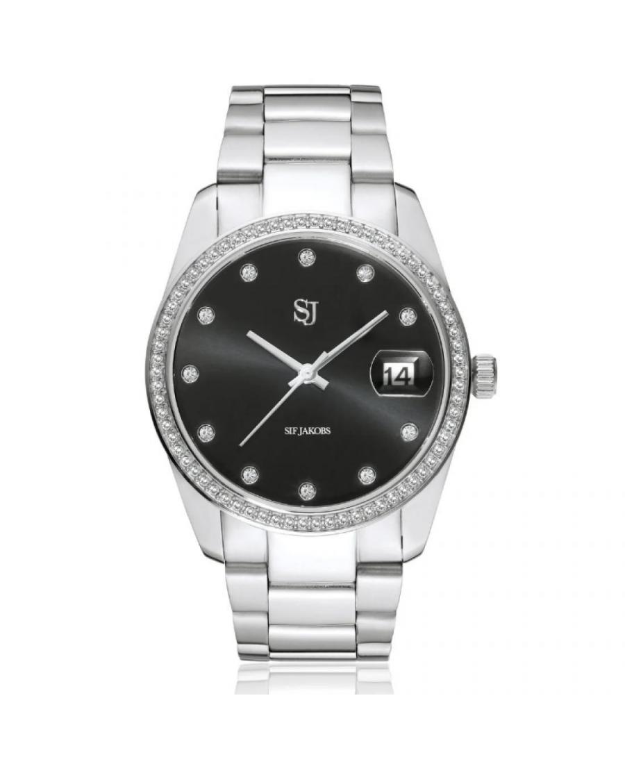 Kobiety Moda kwarcowy analogowe Zegarek SIF JAKOBS SJ-W1050-CZ Czarny Dial 36mm