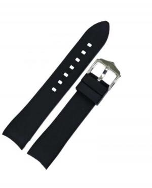 Watch Strap ACTIVE ACT.SL.JD114.01.24.W Silicone Black 24 mm image 1