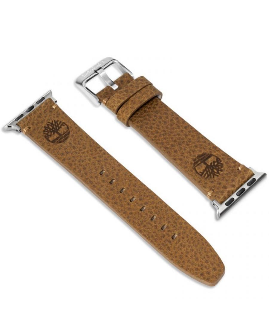 Watch Strap TIMBERLAND STRAP ASHBY S WHEAT LEATHER SS Brown 20 mm