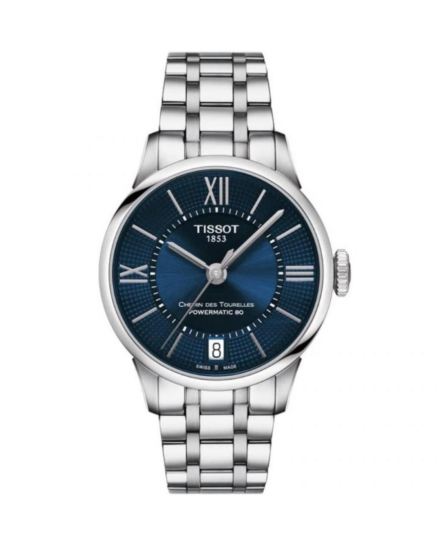 Women Swiss Classic Automatic Watch Tissot T099.207.11.048.00 Blue Dial