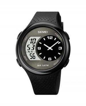 Men Sports Functional Quartz Digital Watch Alarm SKMEI 1899BKWT White Dial 45mm