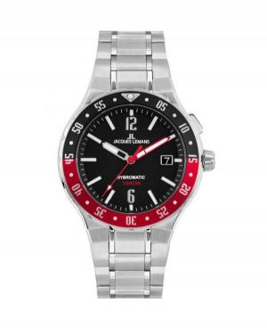 Men Classic Sports Automatic Watch Jacques Lemans 1-2109F Black Dial image 1