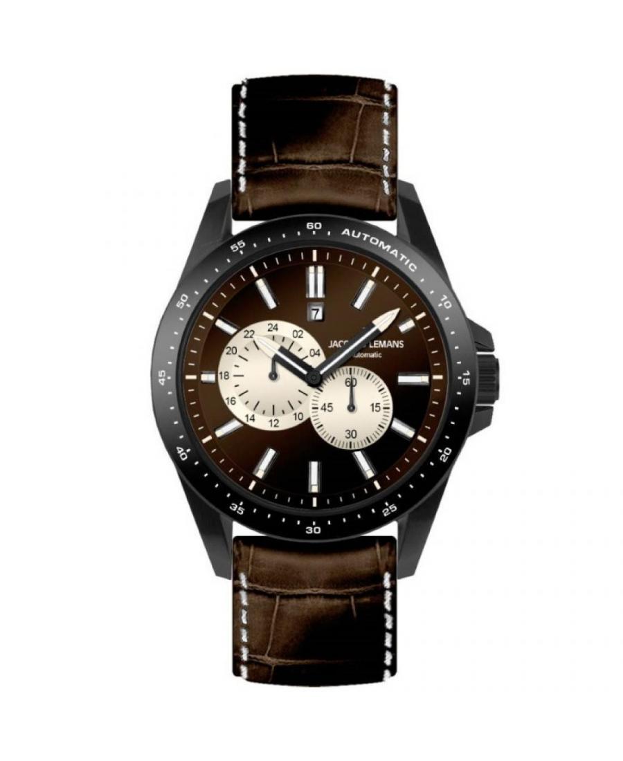 Men Fashion Classic Automatic Watch Jacques Lemans 1-1775E Multicolor Dial