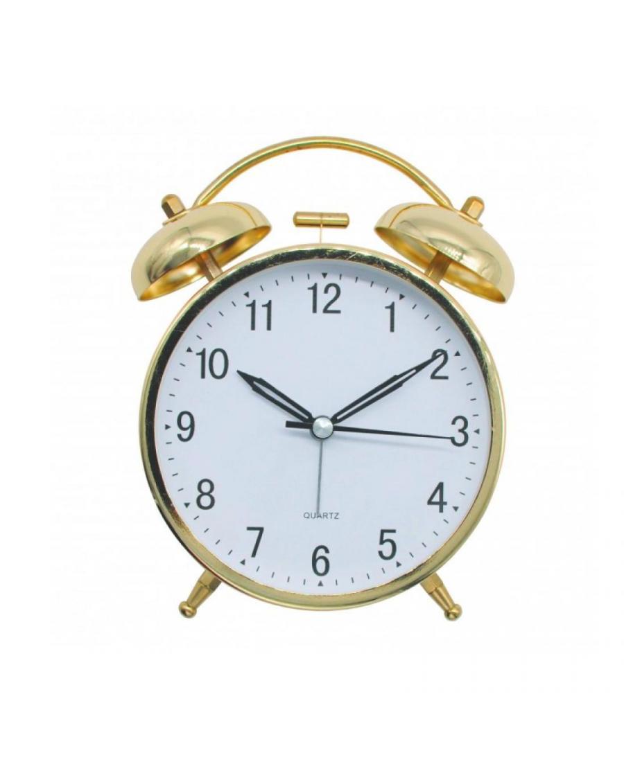 PERFECT PT515-1320-1/Gold/White Alarm clock Metal Gold color