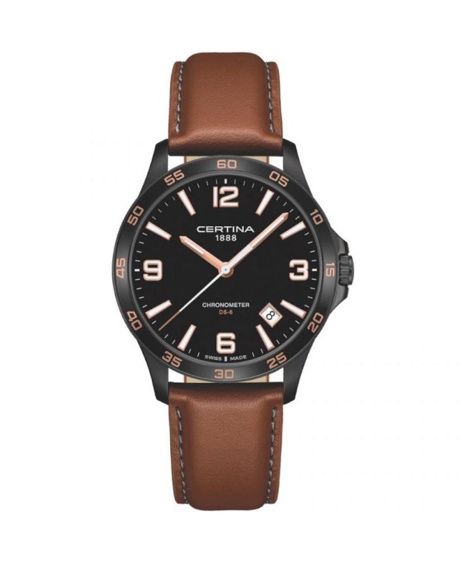 Men Swiss Classic Quartz Watch Certina C033.851.36.057.00 Black Dial