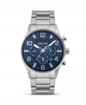 Men Classic Quartz Analog Watch POLICE PEWJK2203101 Blue Dial 45mm