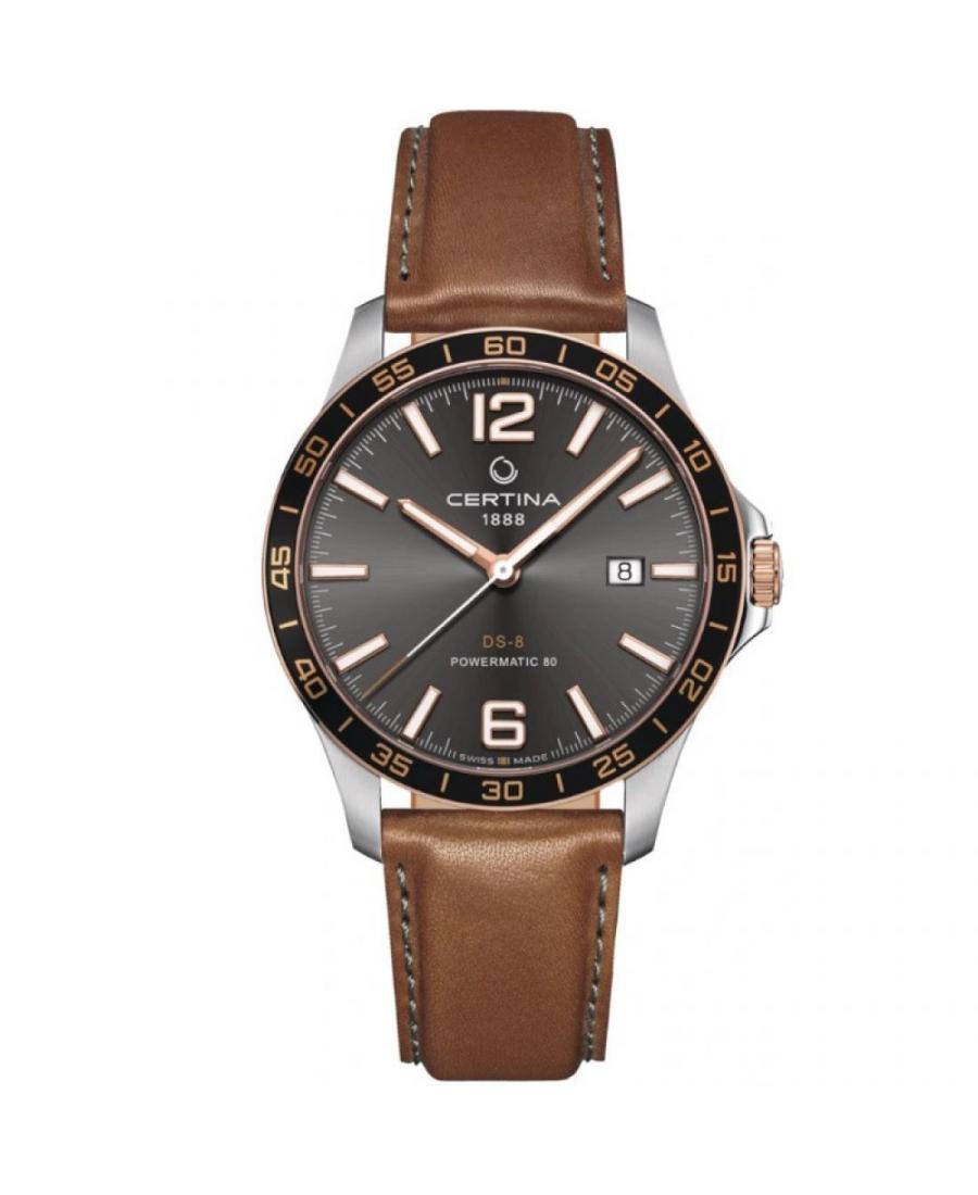 Men Swiss Classic Automatic Watch Certina C033.807.26.087.00 Brown Dial