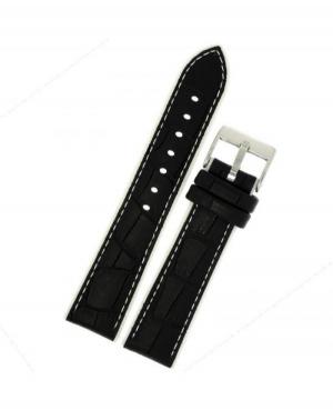 Watch Strap Diloy 420.58.24 Silicone White 24 mm image 1