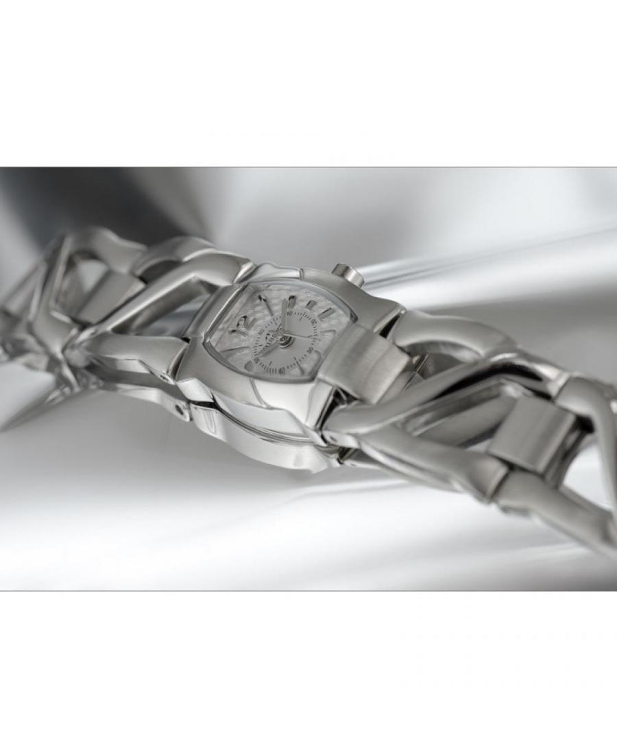 Женские Швейцарские Классические Кварцевый Часы Bisset BSBD08SISX Серебряного цвета Циферблат