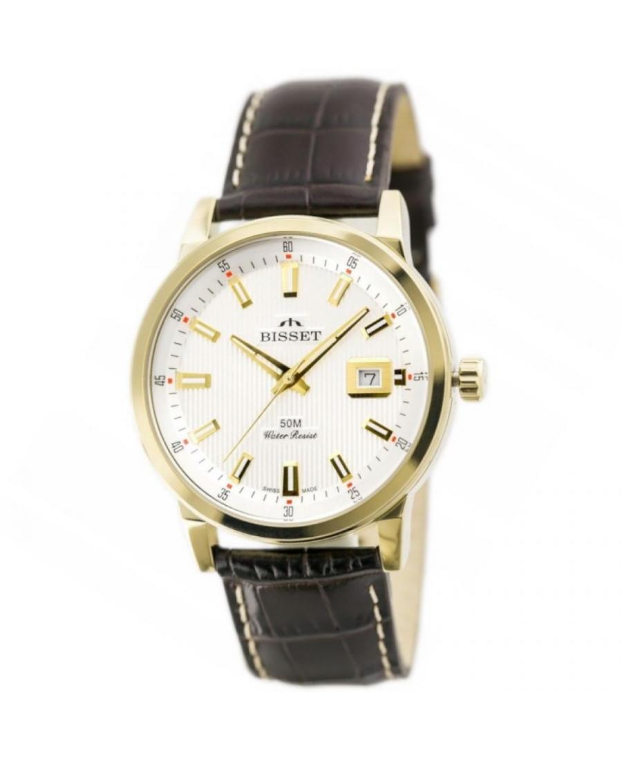 Men Swiss Classic Quartz Watch Bisset ZEGBIS065 Silver Dial