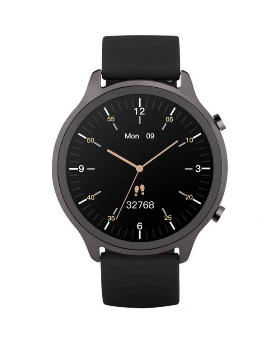 Mężczyźni Moda sportowy Funkcjonalny Smart Zegarek kwarcowy cyfrowe Zegarek GARETT Veronica black Czarny Dial 46.5mm