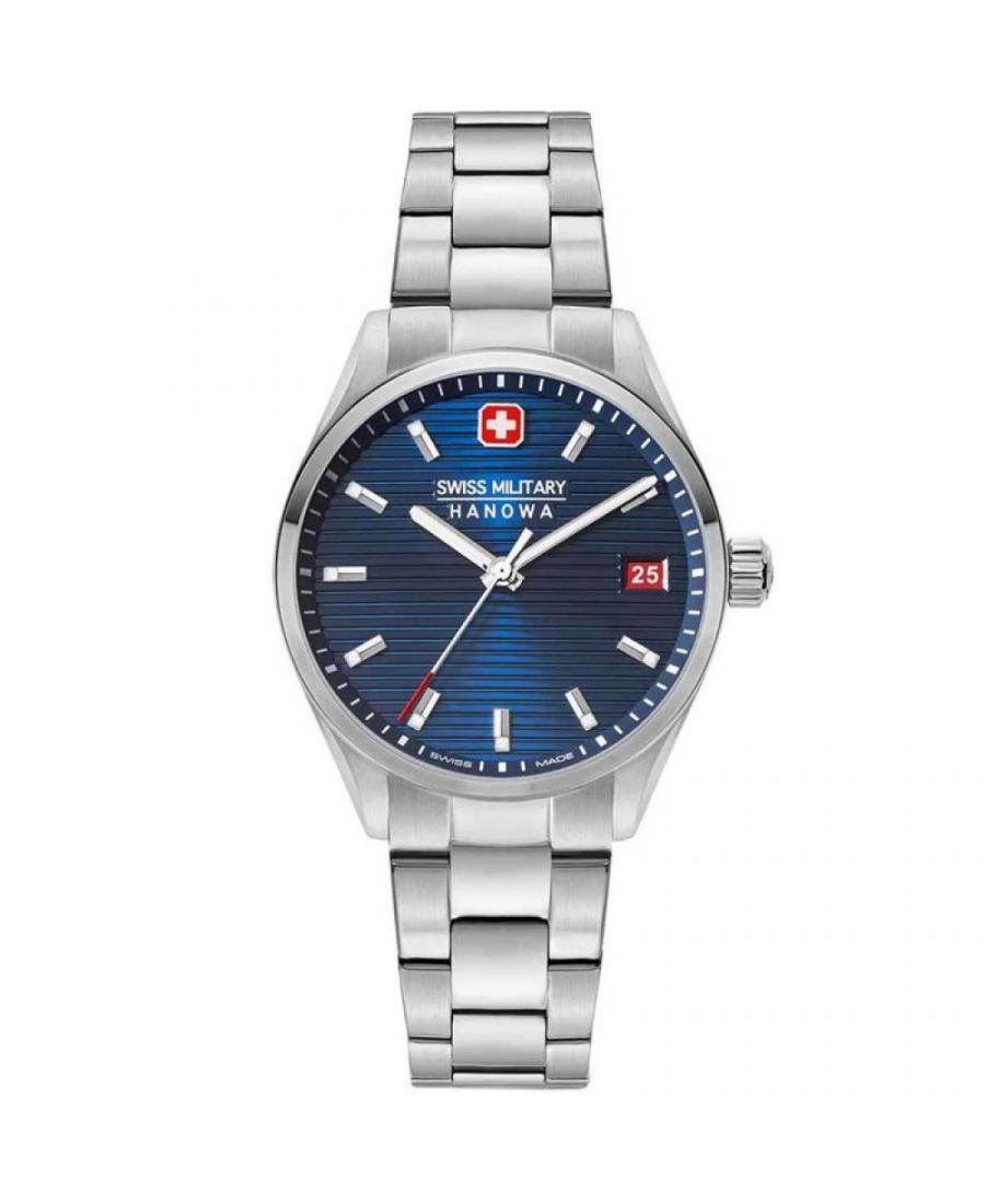 Women Classic Quartz Watch Swiss Military Hanowa SMWLH2200202 Blue Dial