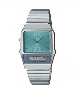 Men Classic Functional Japan Quartz Digital Watch Alarm CASIO AQ-800EC-2AEF Blue Dial 40.5mm